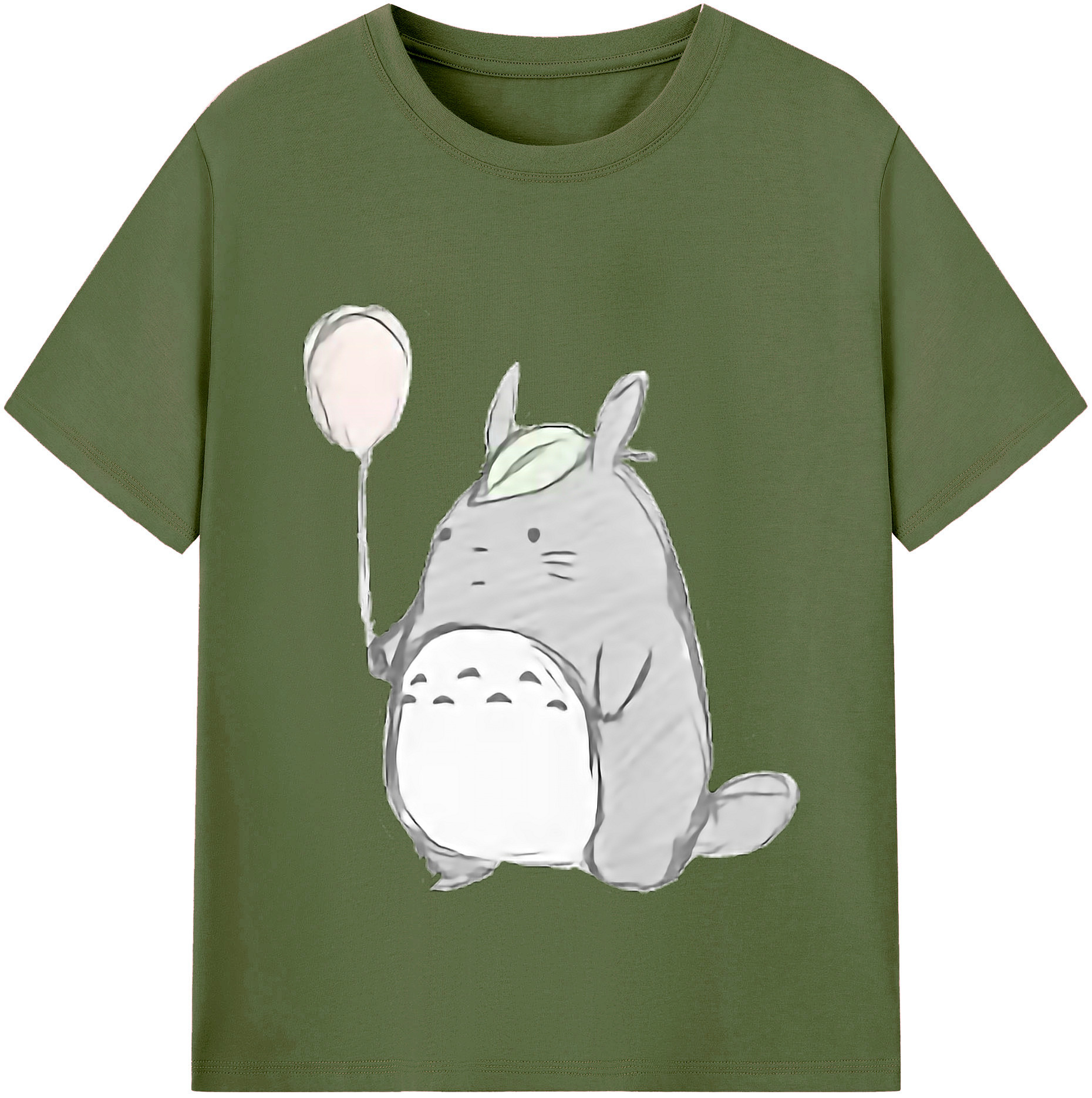 （画像用） となりのトトロ 草壁メイ 草壁サツキ My Neighbor Totoro Satsuki Kusakabe Mei Kusakabe 綿100％半袖Tシャツ（フロントプリント）